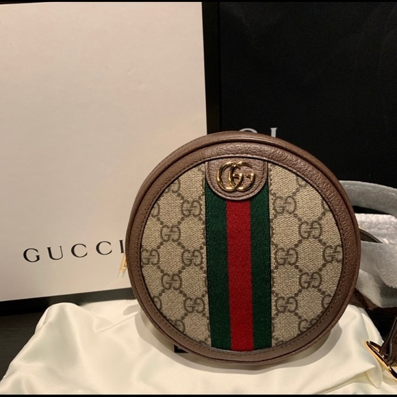 Gucci Handbags - NWT Authentic New Gucci Ophidia GG Rounded Backpack Bag